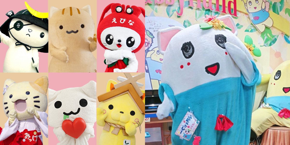 日本人氣貓咪吉祥物特集🐱船梨精竟然也變成貓咪了⁉ | FASHION IN 時尚・癮